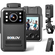 BOBLOV A28 Body Camera, Capture Every Moment with 2K Resolution, 9 Hours Battery Life, with Night Vi