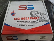 Gear Set Gir Paket SS Karisma Supra X125 14T/35T 428HG 104L