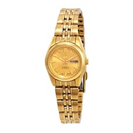 [Watchspree] Seiko 5 Women’s Automatic Gold Tone Stainless Steel Band Watch SYMA38K1