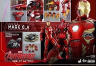 全新連運輸盒/ Hottoys - Avengers:Age of Ultron- 鐵甲奇俠 DIECAST IRON MAN MARK XLV (MMS300-D11)