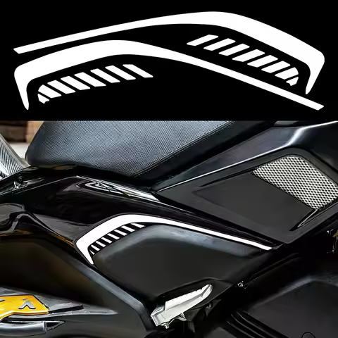 For XMAX Xmax xmax 300 2020-2025 1 Pair Reflective Motorcycle Stickers Decor Moto Scooter Body Air V