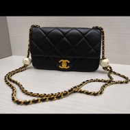 Chanel 24S Flagbag 珍珠方胖子