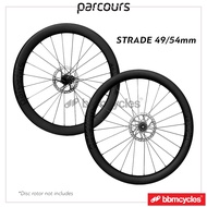 PARCOURS STRADE 49/54mm CARBON WHEELSET DISC BRAKE ROAD BIKES TUBELESS READY