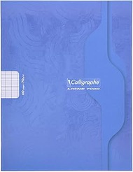 Calligraphe 7005C Stapled Notebook (a Clairefontaine Brand) – 17 x 22 cm – 60 Large Squared Pages –