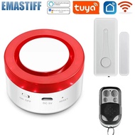 WiFi Tuya Home ALARM System 120DB ไร้สาย WIFI ไซเรน 433MHz Burglar Security ALARM Smart Life APP ควบ