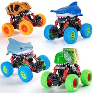 LODBY Monster Toys Trucks for Boy Age 3 4 5 6 7 8 - Shark Cars Dinosaur Toys for Toddler Boys Kids B
