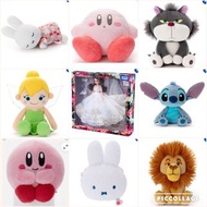 預訂限時特價 全新 TAKARA TOMY Licca 婚禮 婚紗版/迪士尼角色穆法薩/小精靈 小叮噹/灰姑娘 路西法 貓/史迪仔/夜光版星之卡比 毛公仔/ S Miffy櫻桃和散紙包包毛絨玩具/AR