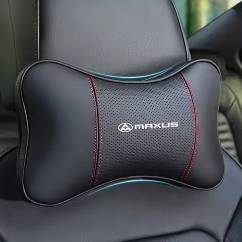 Car accessories Maxus T60 1Pcs Car Ornaments Seat Headrest Auto Logo Neck Pillow For Maxus T60 D60 D