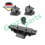 Münster Engine Mounting Set for Mitsubishi Triton 2.5 3.0 05'-11' Pajero Sport 2.5 L 4D56 Turbo Auto