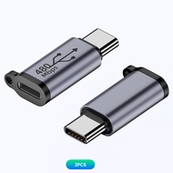 USB C อะแดปเตอร์ Type C TO Micro to Mini USB ตัวเมียแปลงสำหรับ iPhone 14 13 Xiaomi Samsung สำหรับอะแดปเตอร์ชาร์จ Lightning ชาย