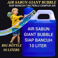 Air Sabun Giant Bubble siap bancuh tak perlu campur air ( 10 liter botol )