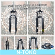 FORK GARPU SEPEDA 27.5 SUNTOUR XCM 28.6mm T.120 HITAM Sepeda Sparepart Termurah