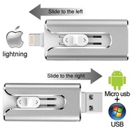 USB Flash Drive For iPhone X/8/7/7 Plus/6/6s/5 ipad PENDRIVE 8GB 16GB 32GB 64GB 128GB Pen drive Memo