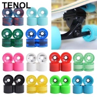 TENOL Grip PU Skateboard Wheels 78A Replacement Soft Roller Parts for Skateboard Boards and Covers
