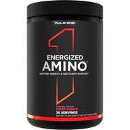 Rule 1 Energized Amino – Anytime Energy and Recovery Support with BCAAs, Glutamine, Citrulline, Beta