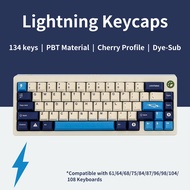 [SG Local Stock] Lightning Keycaps | Cherry Profile | PBT Dye-Sub | Royal Kludge Tecware Keychron Akko Keycap