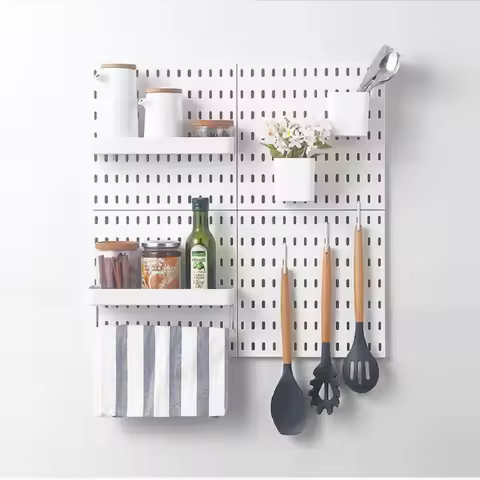 Pegboard Wall Panels Pegboard Wall Organizer Mounting Display Diy Pegboard Kit Tool Storage Panel Bo