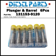 6Pcs Plunger and Barrel Assembly A770 131153-9120 ME740111 for Mitsubishi Fuso 6D16 6D15T