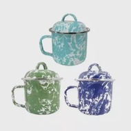 KEDAUNG MUG ENAMEL BLIRIK 12 CM | 14 CM + TUTUP | FREE KOPI