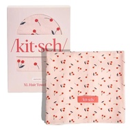 new Cherry Print XL Hair Towel Wrap, Quick Dry, Cotton, 100% Polyester, 100 bc3