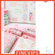 [FINEVIPS] 100 Rolls Washi Tape Sticker Paper Masking Decorative Tape