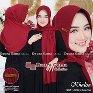 KHALISA ORIGINAL INSTANT HIJAB DAURA GAMA MODERN ADULT AND TEENAGE HIJAB