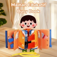 Montessori Toys 5 Pages Busy Book Toys Busy Board Baby Educational Children Life Skills Training Edu