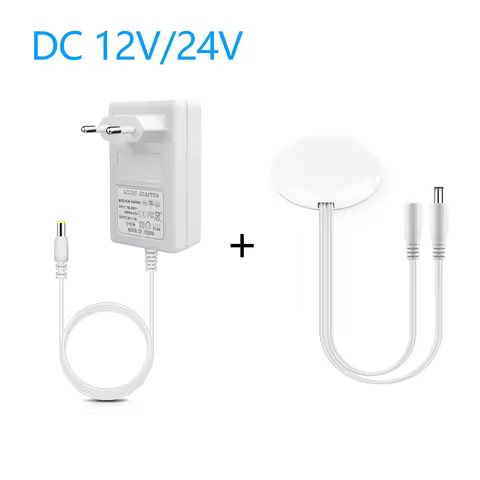 AC100V-240V TO DC12V/24V Conversion Power Adapter Charger Penetrable 20mm Wood Glass Touch&Hand Scan