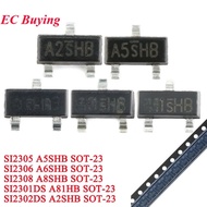 100Pcs/10pcs SI2302 2302 A2SHB SOT-23 2305 A5SHB 2306 A6SHB 2308 A8SHB 2301 A81HB SMD MOS MOSFET Fie