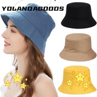 YOLA Bucket Hat Men Women Panama Hat Anti-UV Foldable Sun Hat