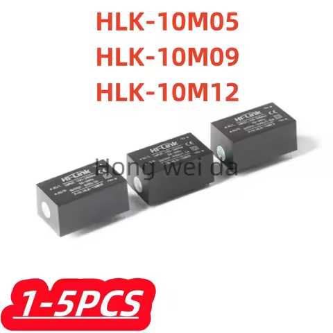 1-5Pcs/lot Mini Isolation Switch AC to DC 10W Power Supply Module AC-DC 220v to 12V/5V/9V HLK-10M05 