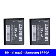 Samsung CCD Camera BP70A Pin ES65 ES70 ST60 PL120 MV800 5X Đarga Bán Buôn Pin Máy Tính Bảng Thương H
