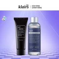 Combo Nước hoa hồng Dear Klairs Supple Preparation Unscented Toner 180ml và Kem dưỡng Dear Klairs Mi