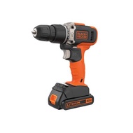 สว่านไร้สาย (พร้อมแบตเตอรี่) BLACK&DECKER BCD704K-B1 20 โวลต์