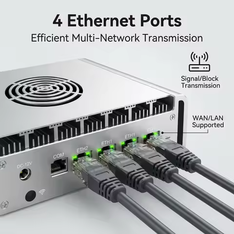 4x I226 2.5G Lan Mini PC Firewall Appliance AMD FP5 R2314 Enterprise edge client devices Industrial 