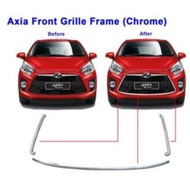 Perodua Axia SE 2014 Front Grille Grill Frame Chrome