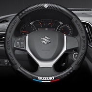 ฝาครอบพวงมาลัยรถยนต์โลโก้3D ของ Suzuki,ฝาครอบป้องกันพวงมาลัยคาร์บอนไฟเบอร์สำหรับ SX4 Suzuki Swift Ig