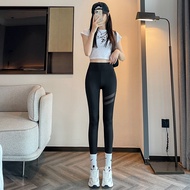 【COD】Celana Legging Yoga Pants 7/8 Leging Olahraga Senam Sports Fitness Bersepeda Gym