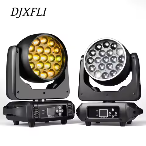 19x15W LED BEAM Moving Head Light Wash Zoom Circle Control&Halo Effect DMX512 Control Halo Effect fo