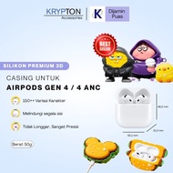 [PROMO 11.11] CASE AIRPODS GEN 4 PREMIUM CHARACTER Cute Bluetooth Earphone Headset With 3D Character