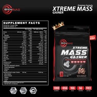 Trial BBN XTEREM MASS 2.2lbs HALAL MASS Gainer, Serious Mass, Superior Mass, MMX Mass, Dymatiz ,USN,