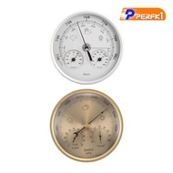 [Perfk1] 3 in 1 Barometer,Weather Barometer Pressure Gauge Temperature Measurement for Home All Seas