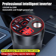 [BTGL] Car Power Inverter 12V/24V TO DC220V Converter Charger Socket Fast Charger