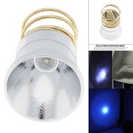 26.5mm 3V-8.4V 1 Mode 365nm UV LED Flashlight Bulbs Replacement P60 Drop-in Lamp Fit for 6P C2 D2 G2