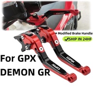 For GPX DEMON 125 150GR GR200R GR300R Adjustable Folding Clutch Brake Lever Set CNC Aluminum Handleb