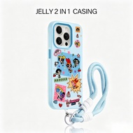 HP Powerpuff Girls Cute Aesthetic Girly Cute 2 In 1 Casing Oppo OPPO Reno 16 F 5G Reno 15F 15 Pro Ma