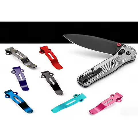 Knife Stainless Steel Original Type Pocket Clip Back Clamp for Benchmade Bugout 535 Griptillian Emer