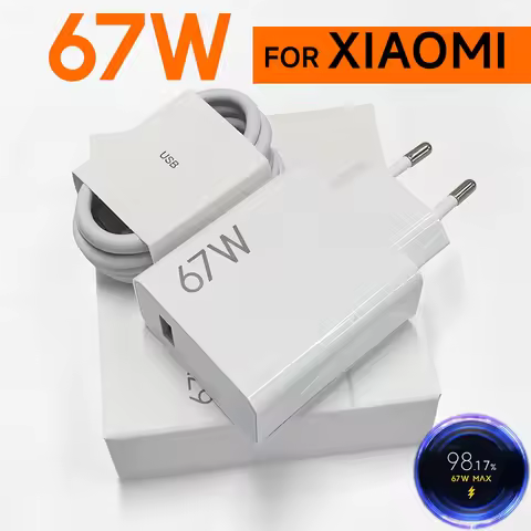 Charger 67W EU 45w 50W Fast Charge Power Adapter Type C Cable For Xiaomi Mi 17 15T 13T 12 For POCO X