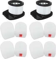 2 HEPA Filter & 4 Foam Filter Replacement For Shark Rocket Pet Pro Cordless Stick Vacuum IZ362H IZ36