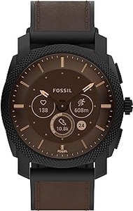 Fossil Gen 6 Hybrid Smart Watch for Men with Alexa Built-In, Fitness Tracker, Actvity Tracker, Sleep Tracker, Music Control, Smartphone Notifications, Black/Brown, Gen 6 Hybrid Men's